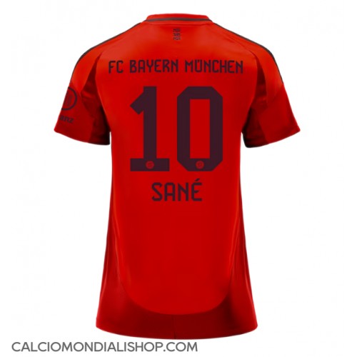 Maglie da calcio Bayern Munich Leroy Sane #10 Prima Maglia Femminile 2024-25 Manica Corta